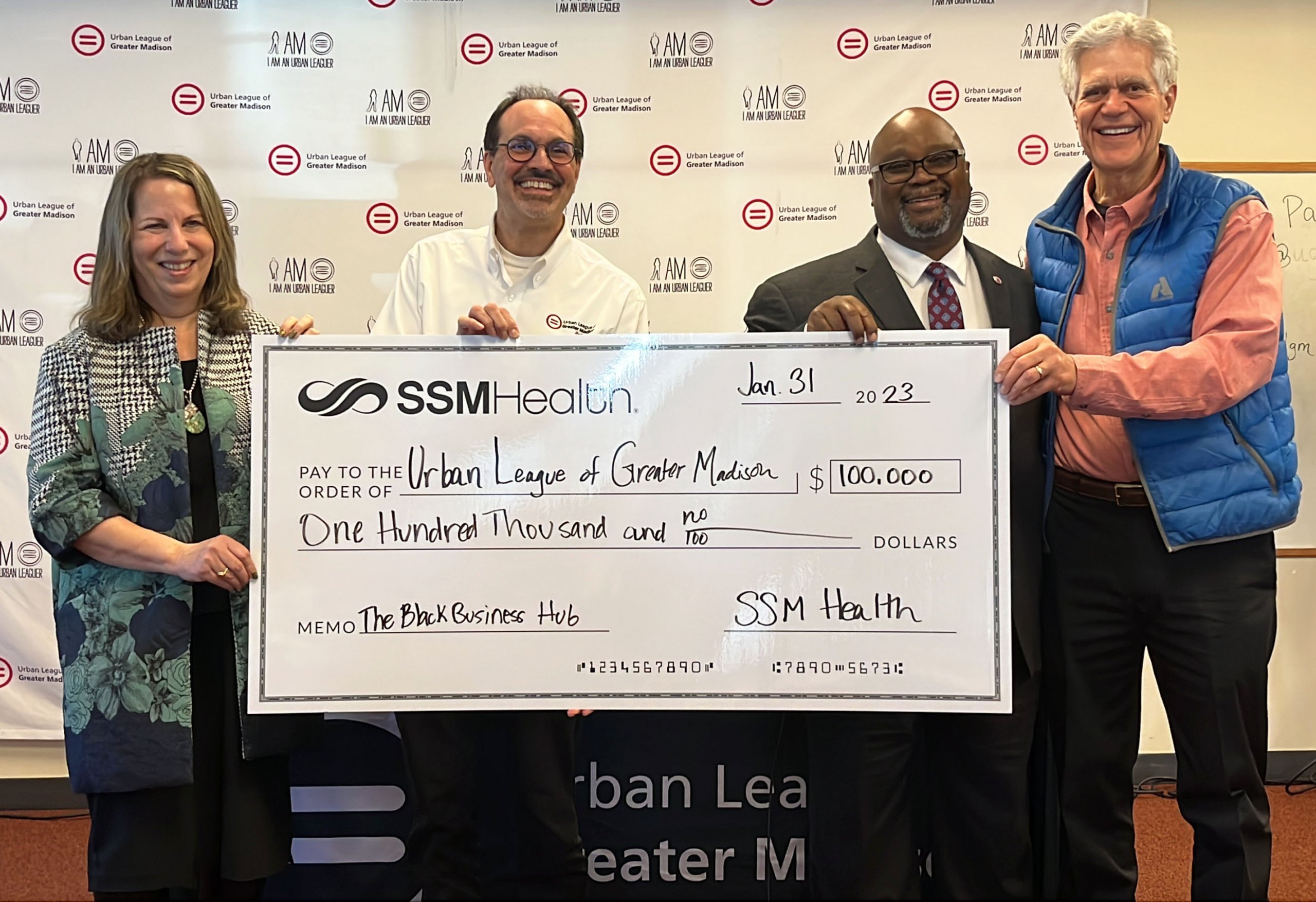 SSM Health presents Urban League with $100,000 donation for Black Business Hub